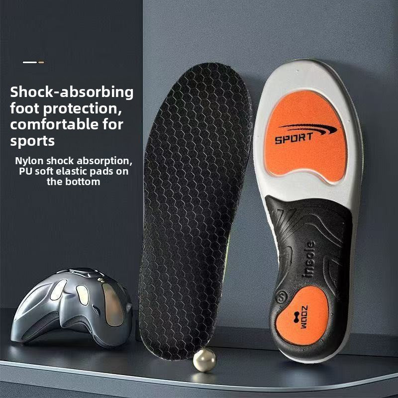 Specialized corrective arch-supporting insoles