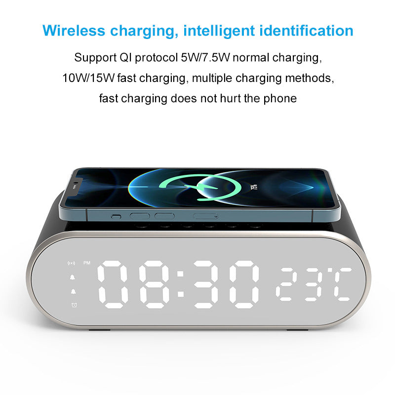 Thermometer Wireless Charger Clock