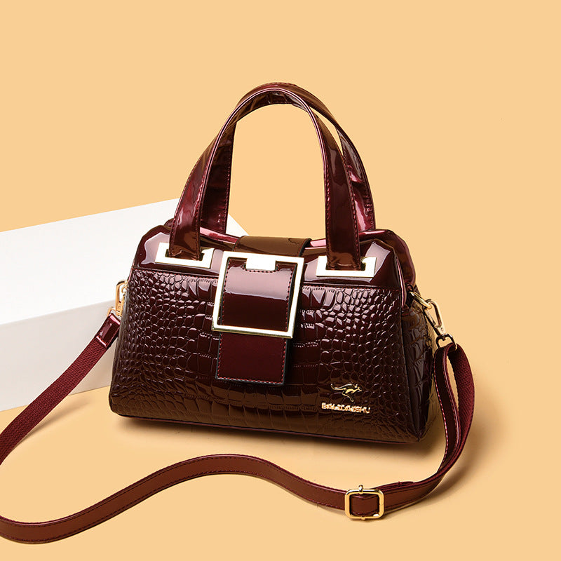 Womens PU Crossbody Shoulder Bag