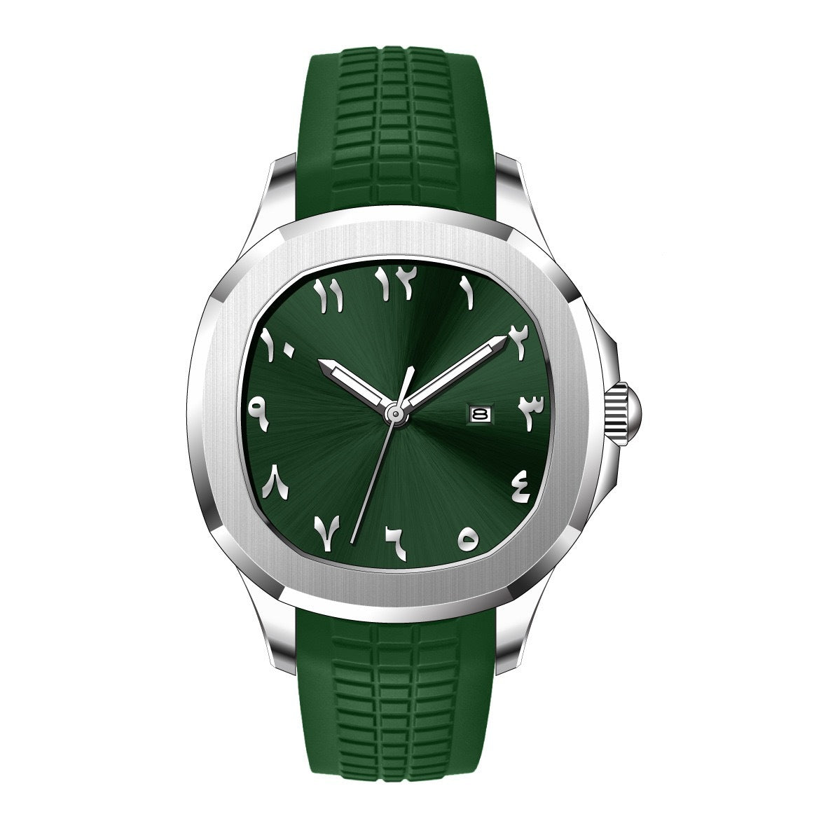 Classic Waterproof Quartz Watch with Silicone Strap