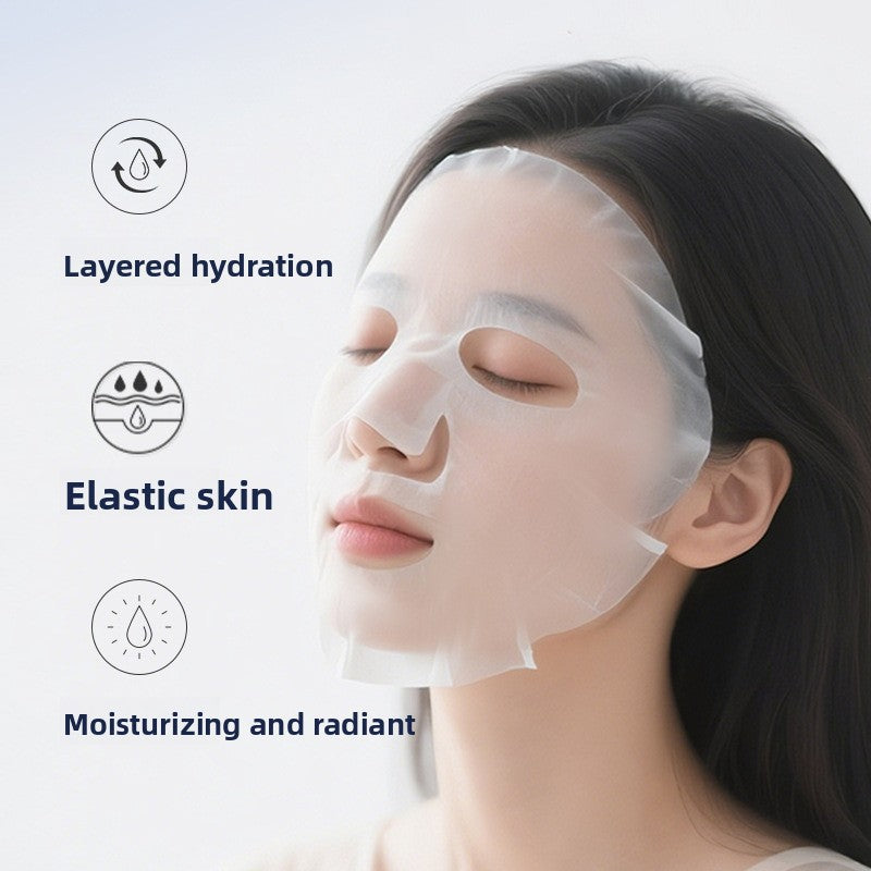Single-portion facial mask with hyaluronic acid water