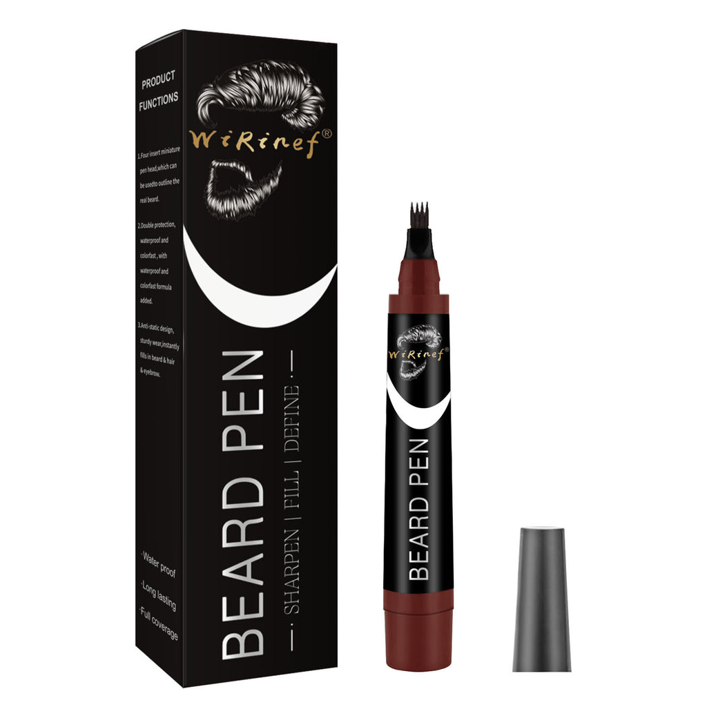 Beard Filler Pen with Brush for Men