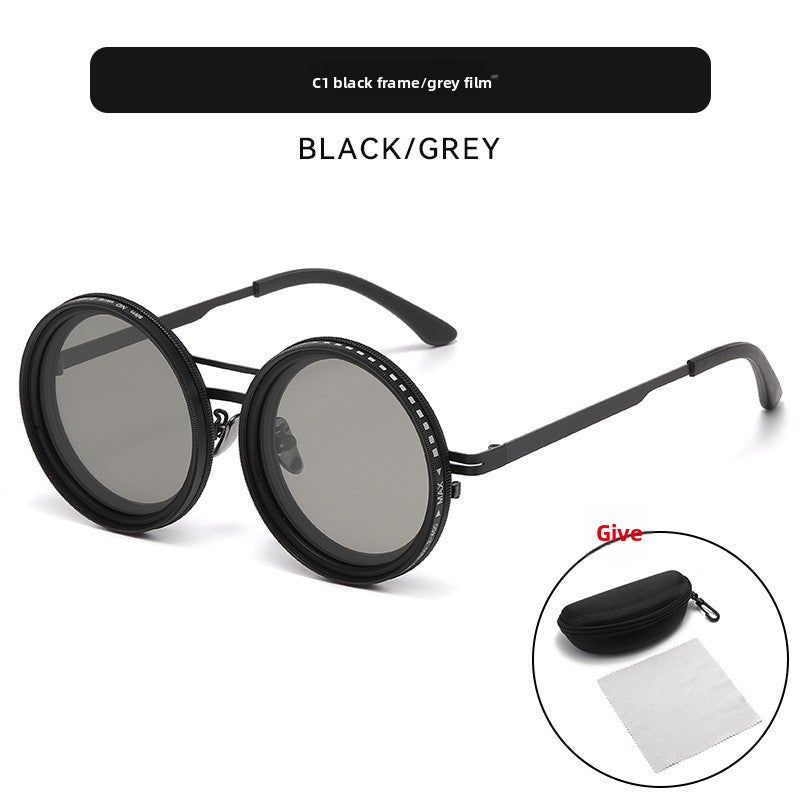 Adjustable Polarized Steampunk Sunglasses
