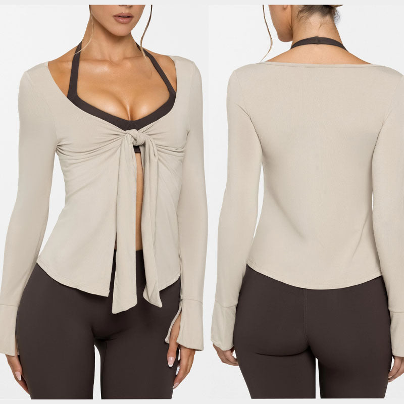 Sports sun-protective cover-up