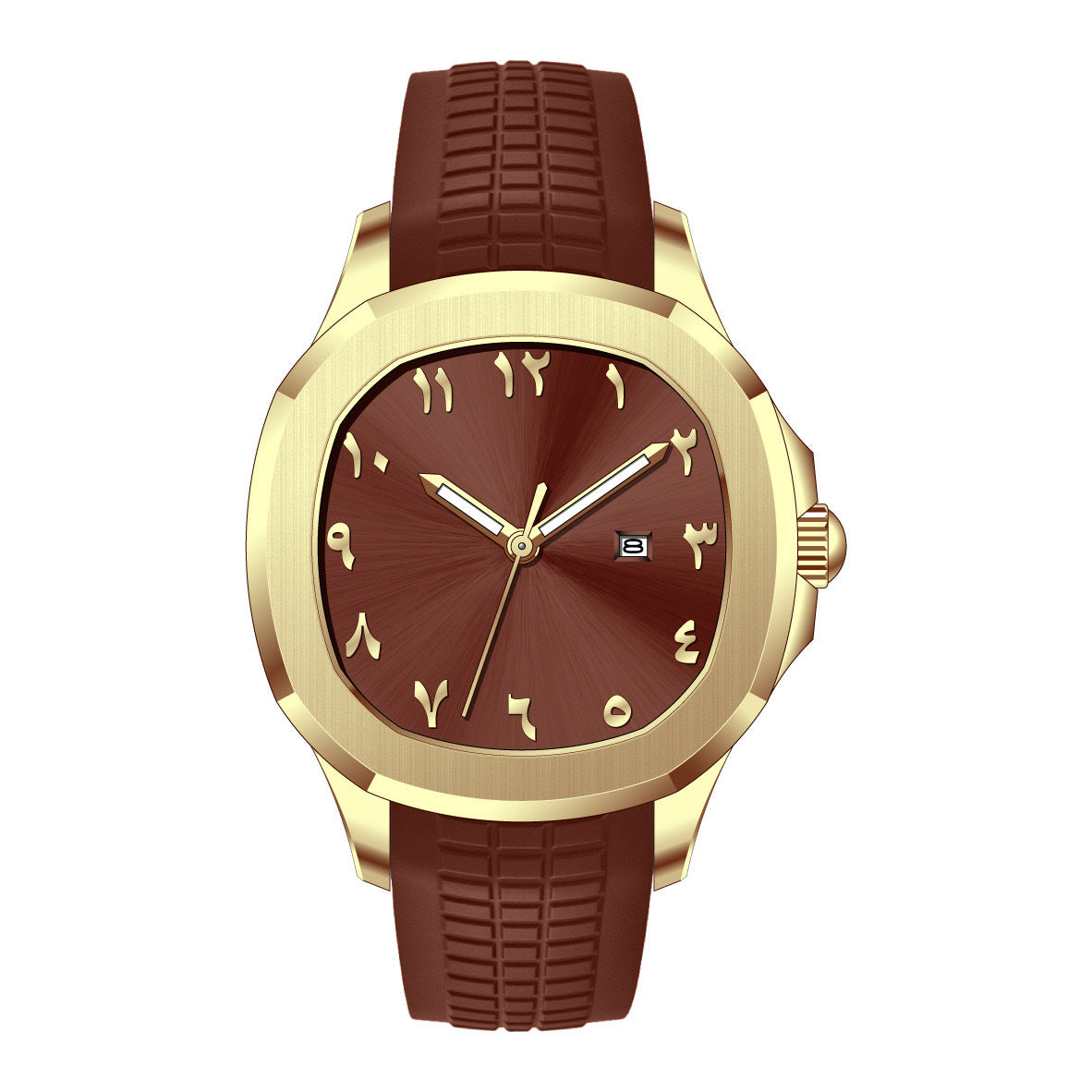 Classic Waterproof Quartz Watch with Silicone Strap