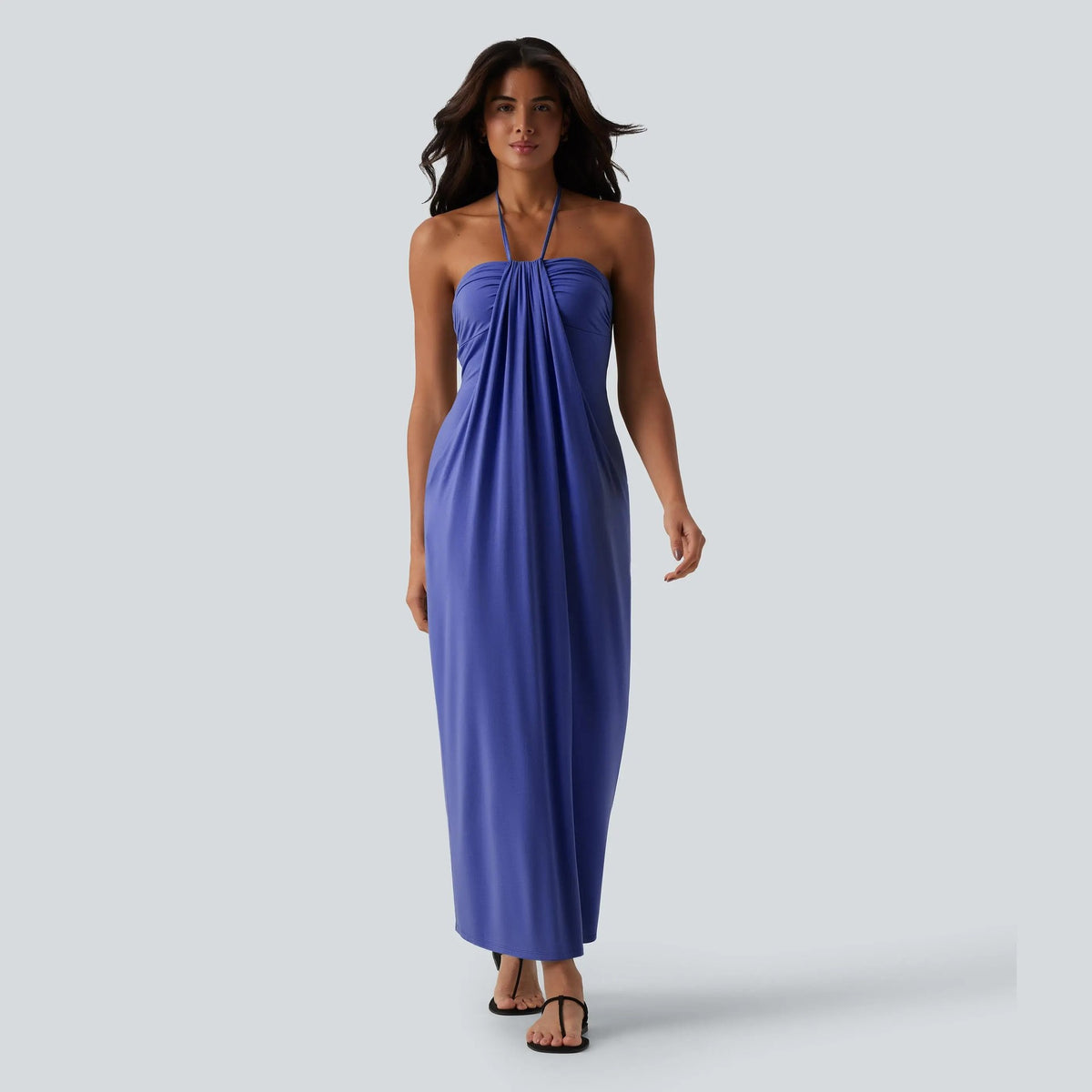 Halter Neck Backless Summer Dress