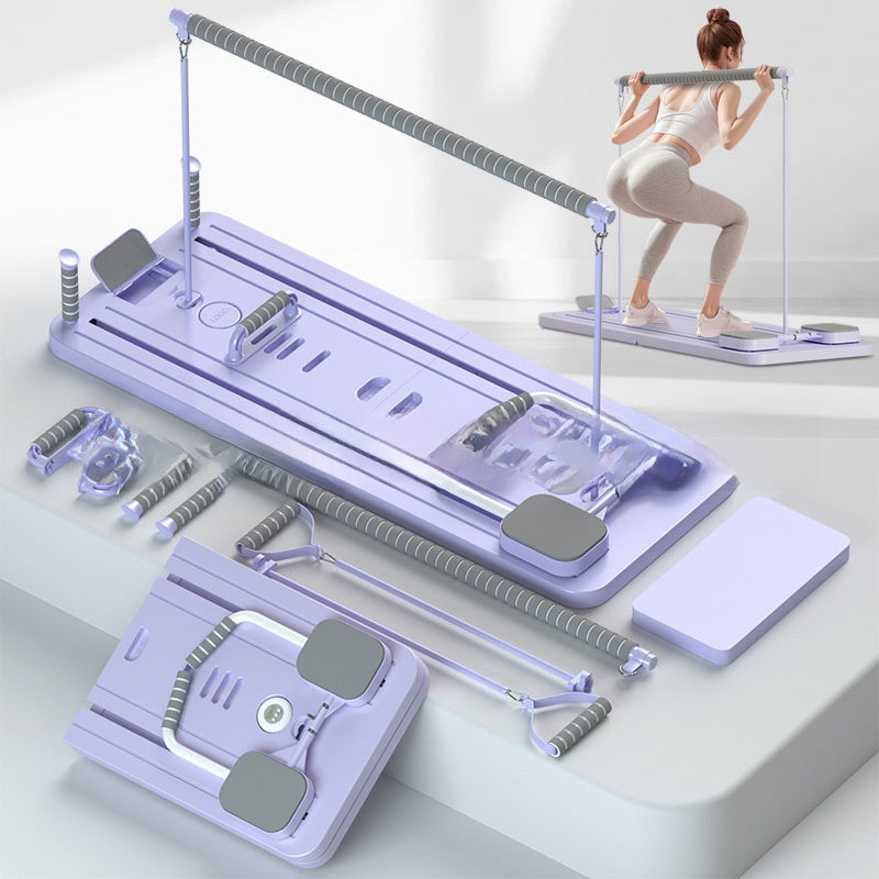 Multifunctional Pilates Board with Yoga Rod