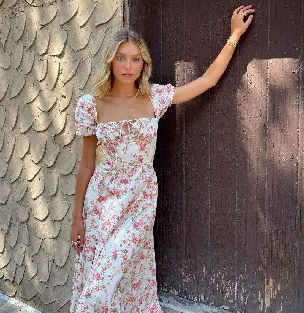 Slim-Fit Slit Dress
