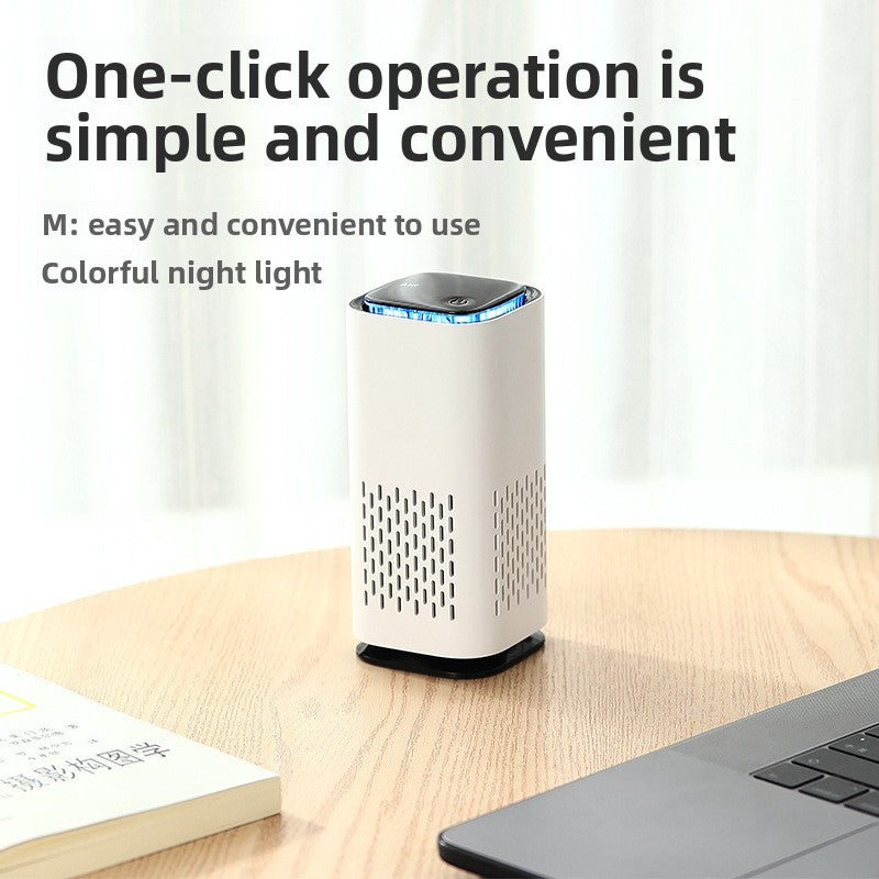 Desktop Air Purifier with Negative Ion Technology