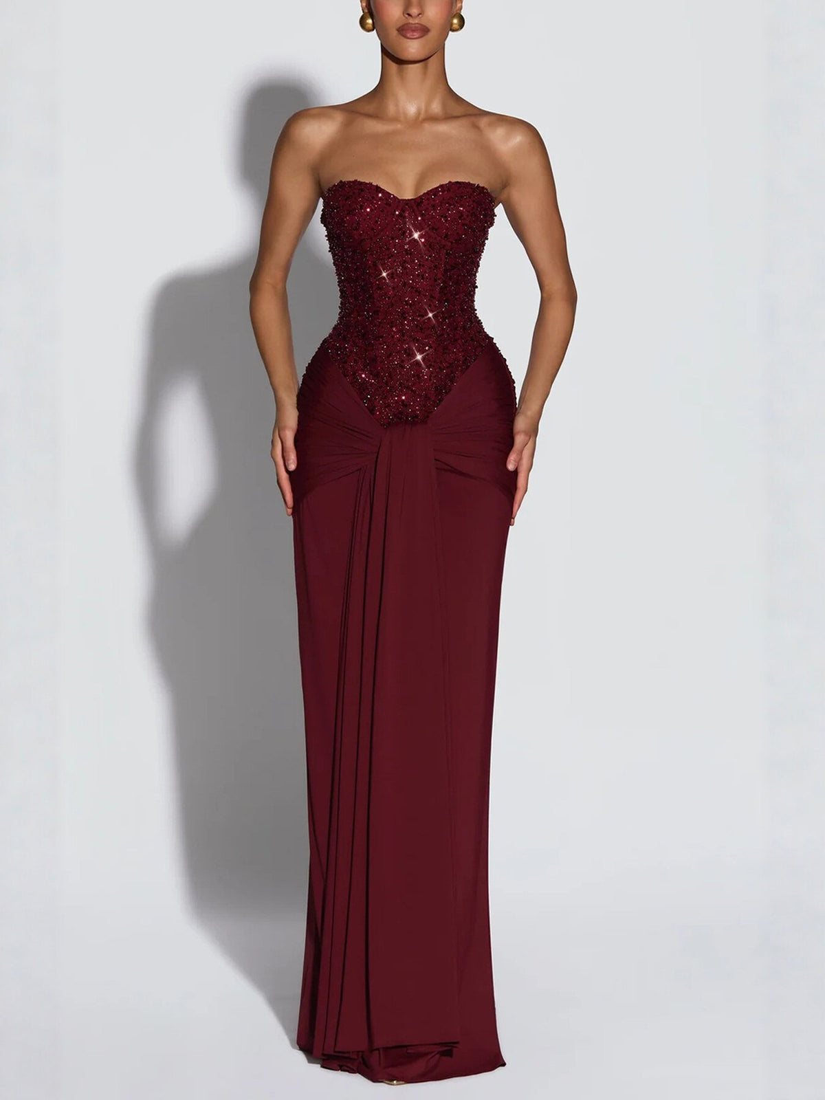 Strapless dress for women