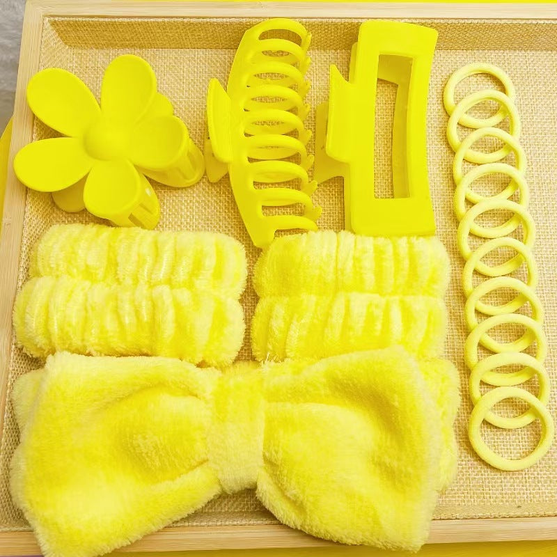 Soft Fabric Hair Accessories Set
