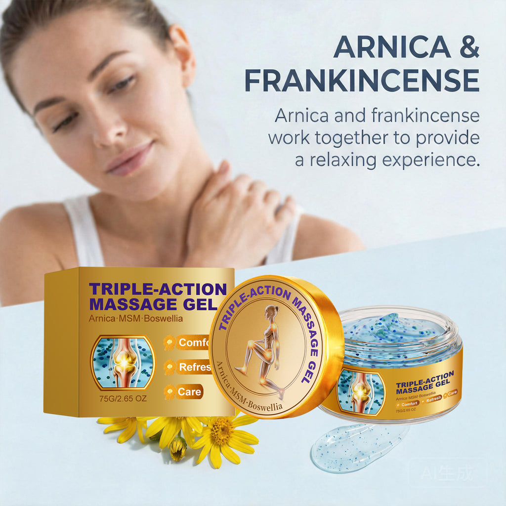 Comfortable and cooling massage gel