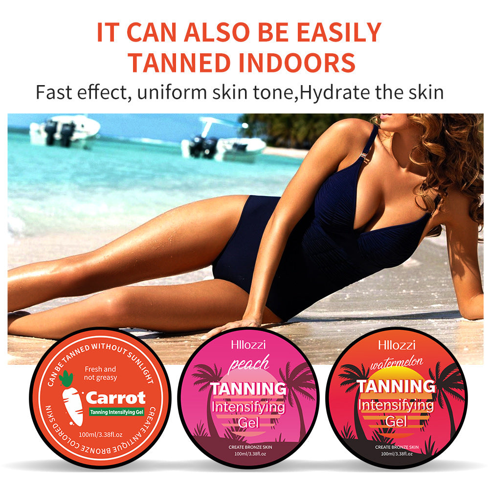 Carrot Tanning Gel Natural Self Tanning Moisturizer