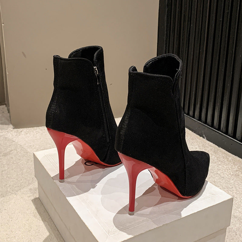 Womens Red Bottom Martin Boots