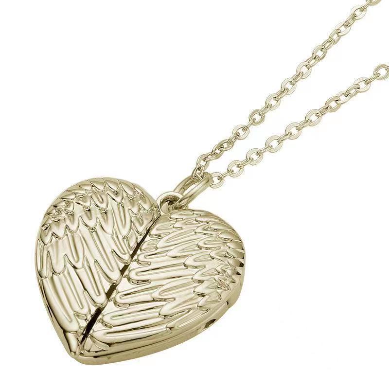 Heart Photo Locket Necklace