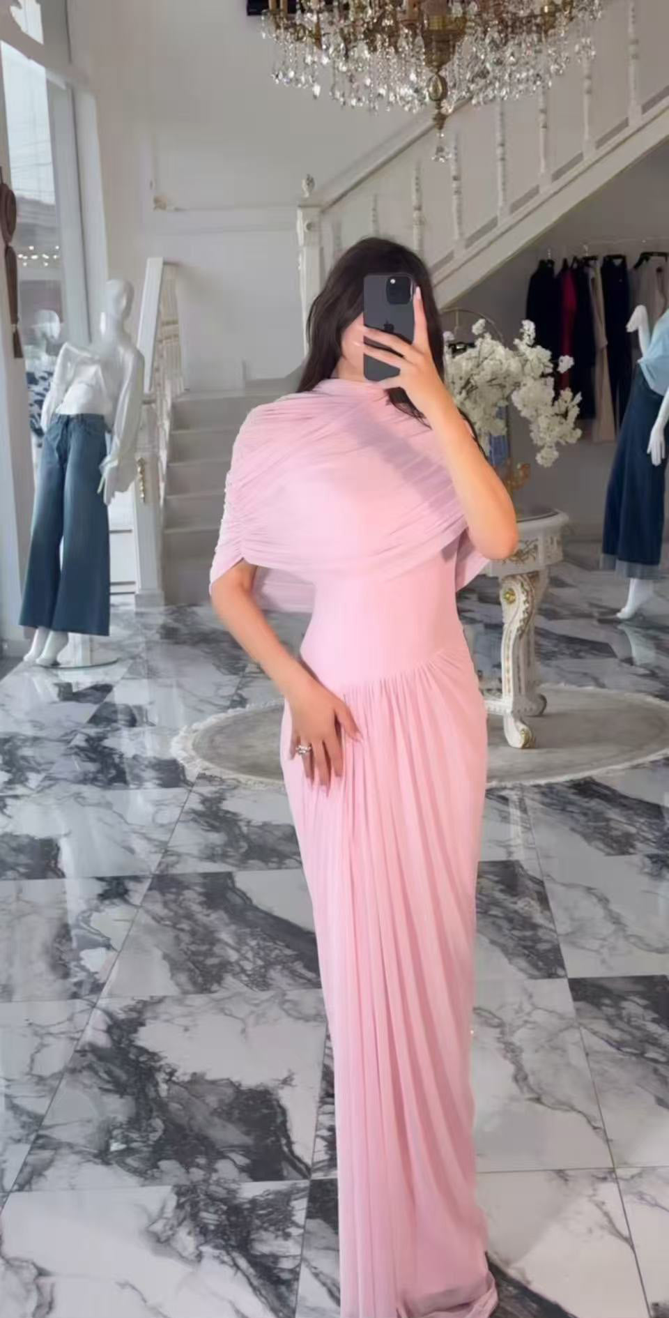 Retro Wrap Bodycon Long Dress