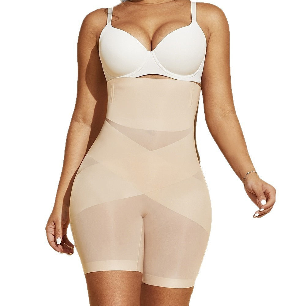 High-Waist Flat-Corner Pants