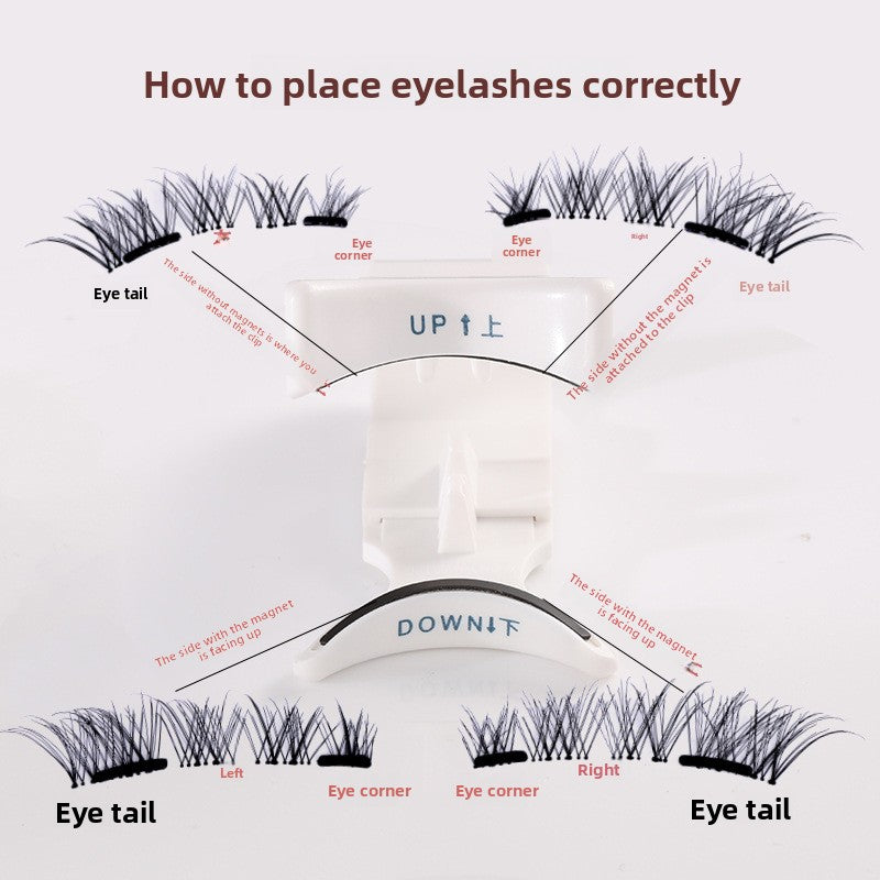 Magnetic False Eyelashes Natural Volume Set