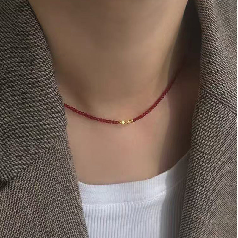 Niche Design Titanium Steel Necklace
