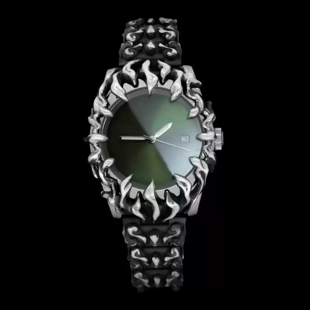 Retro Claw Design Metal Quartz Watch