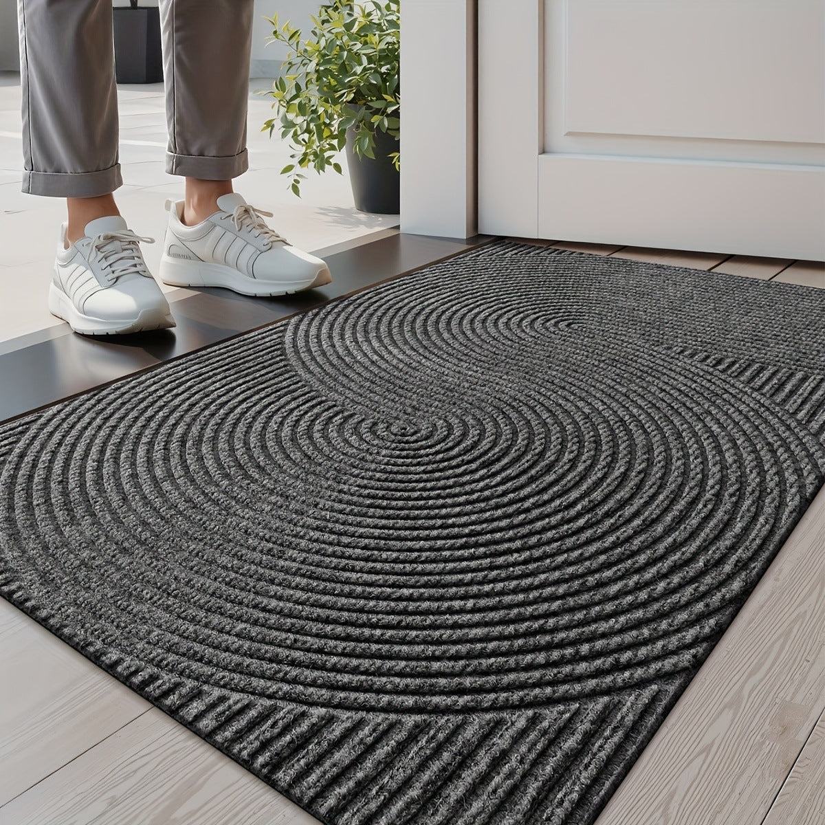 Solid PVC Door Mat Thickened Entrance Floor Mat