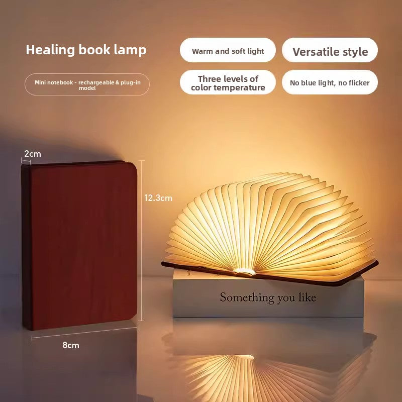 Foldable Book Shape LED Night Light