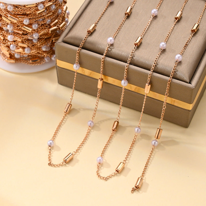 Fashion Imitation Pearl Chain Jewelry