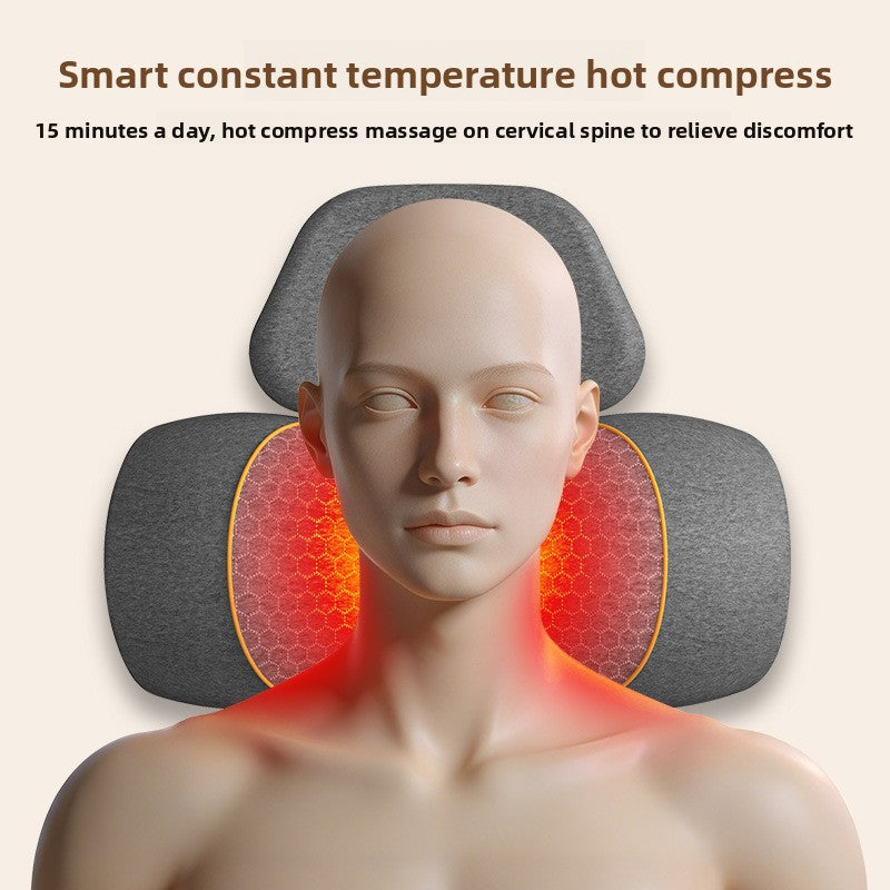 Rechargeable Multifunctional Cervical Massage Pillow