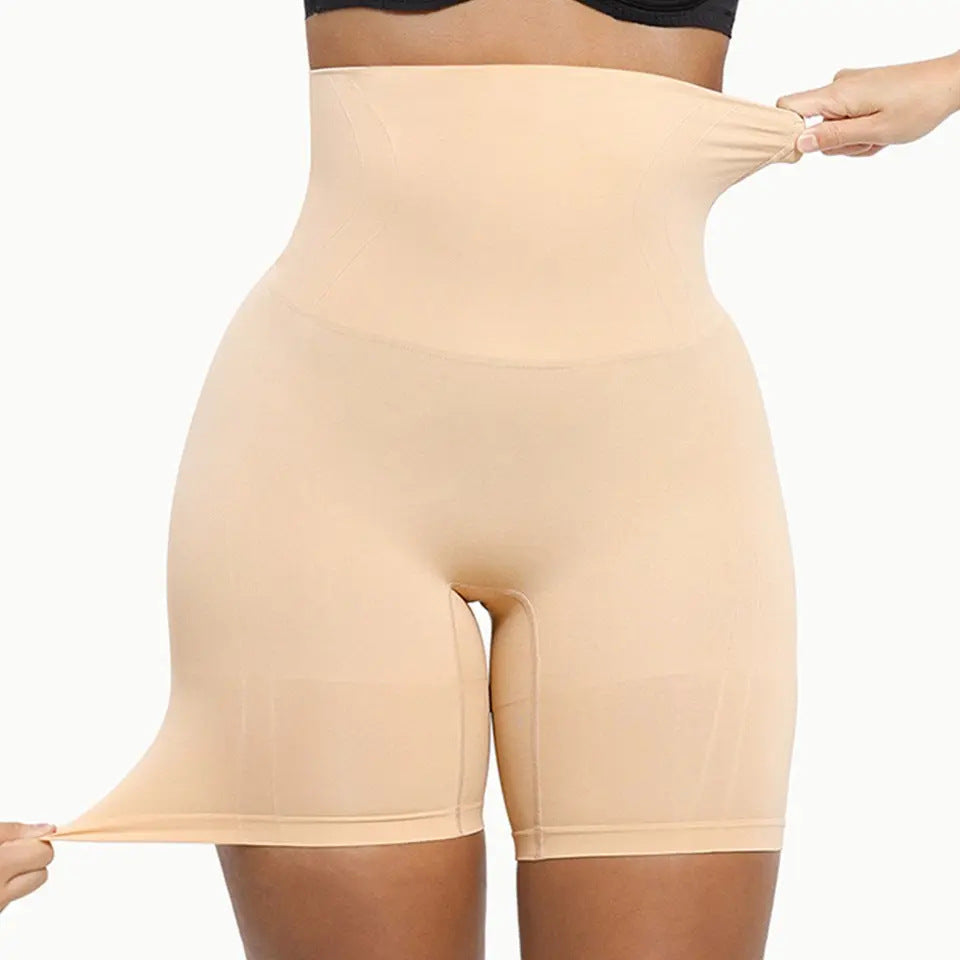 High-waisted butt-lifting shapewear shorts for women