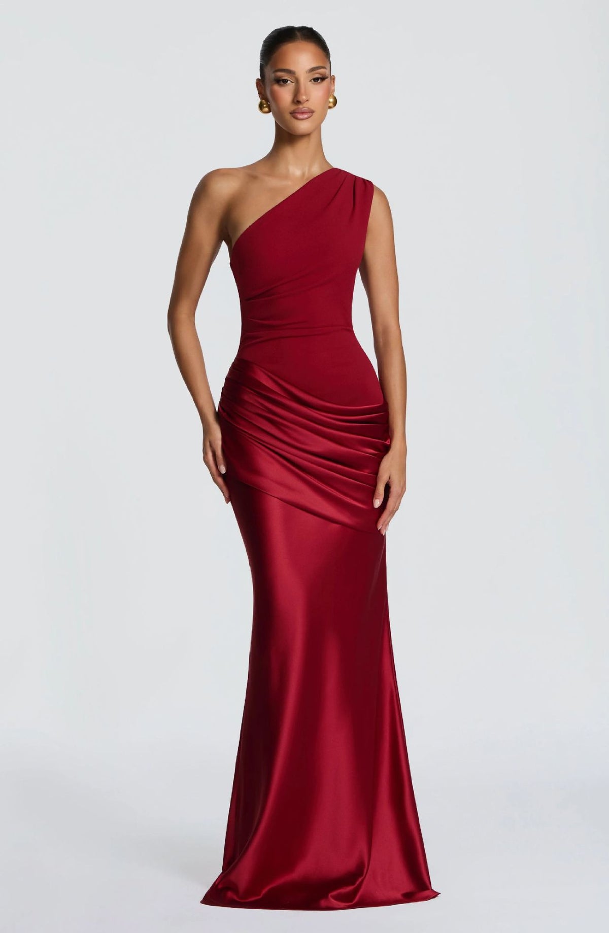 Retro Drapey Slim Fit Dress