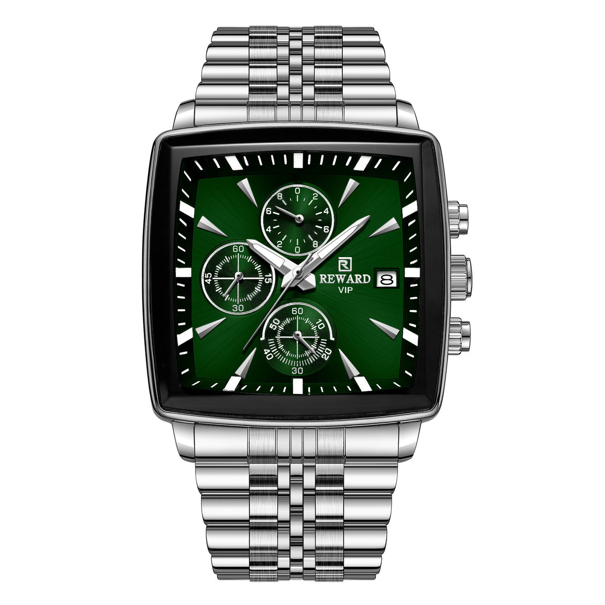 Men's watch with multi-function chronograph