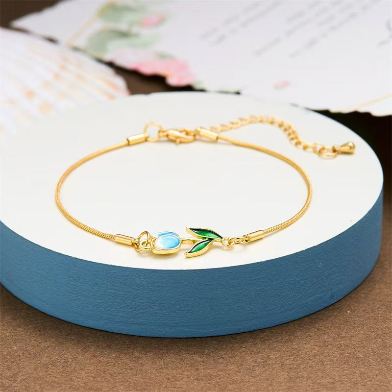 Women's Alloy Tulip Bracelet