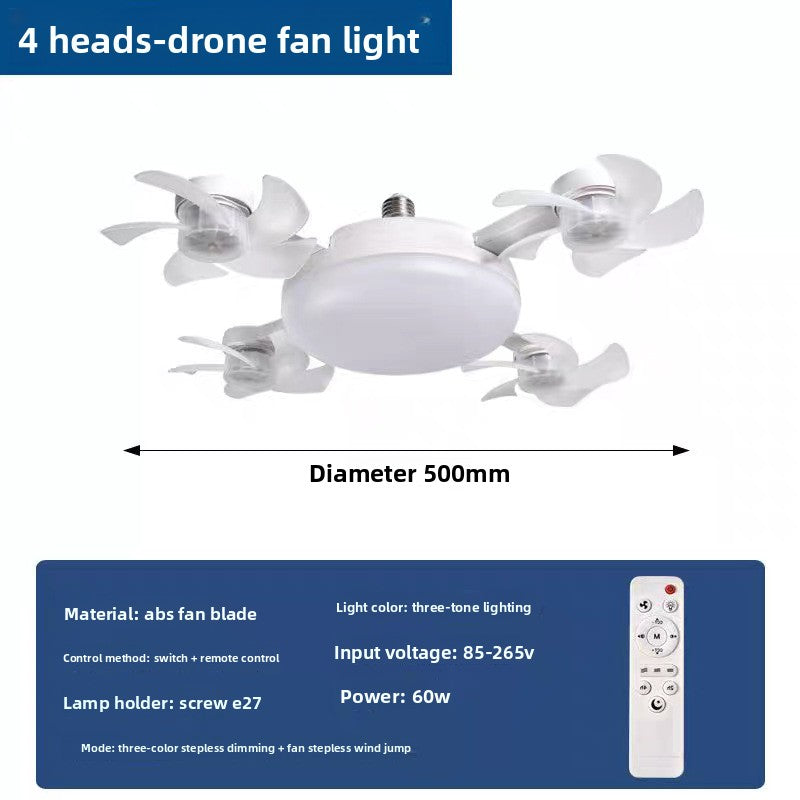Remote Control Ceiling Fan with Light