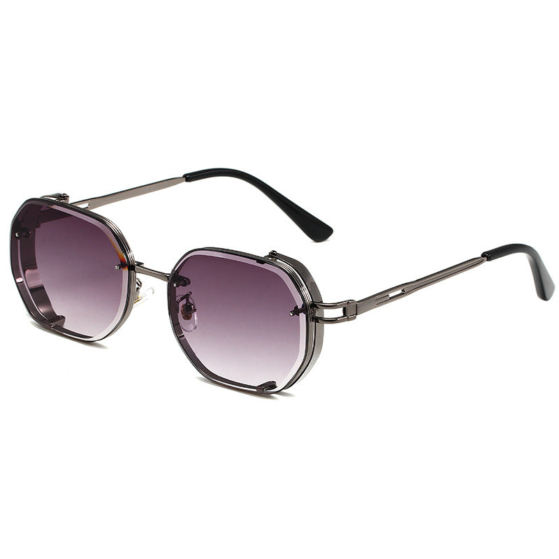 Metal Frame Square Sunglasses