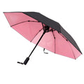 Rechargeable Folding Umbrella with Built-in Fan UV Protection 3-in-1 Sun and Rain Canopy