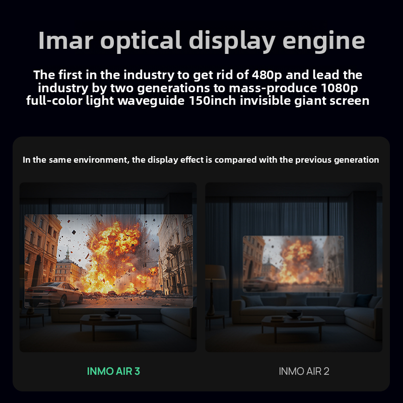 INMO Air3 AI Smart Glasses with 1080P Display