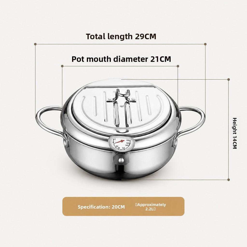 Multi-Functional Stainless Steel Fryer