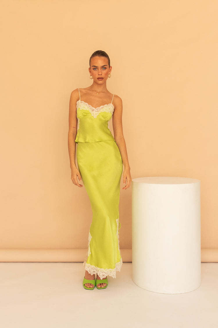 Strapless solid-color long dress