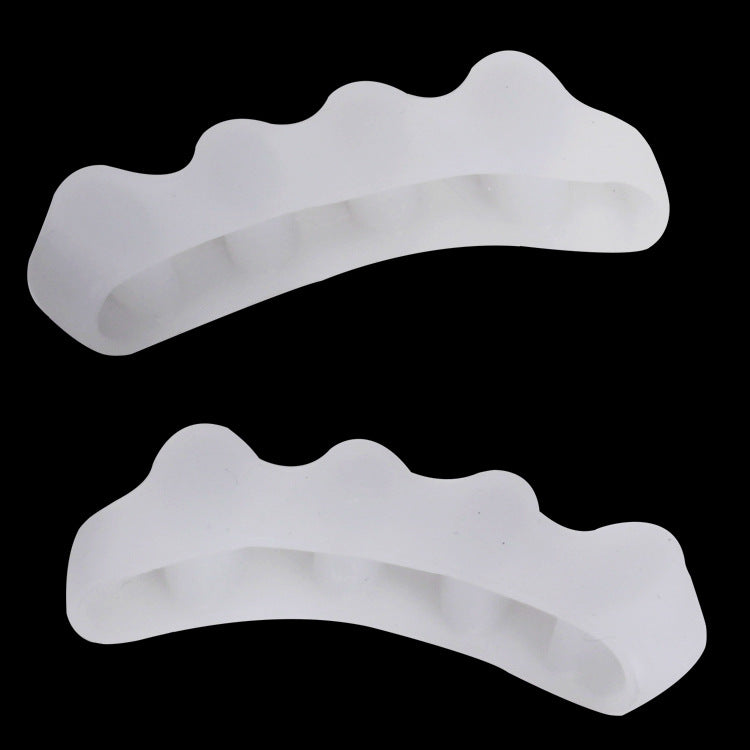 Silicone toe separators