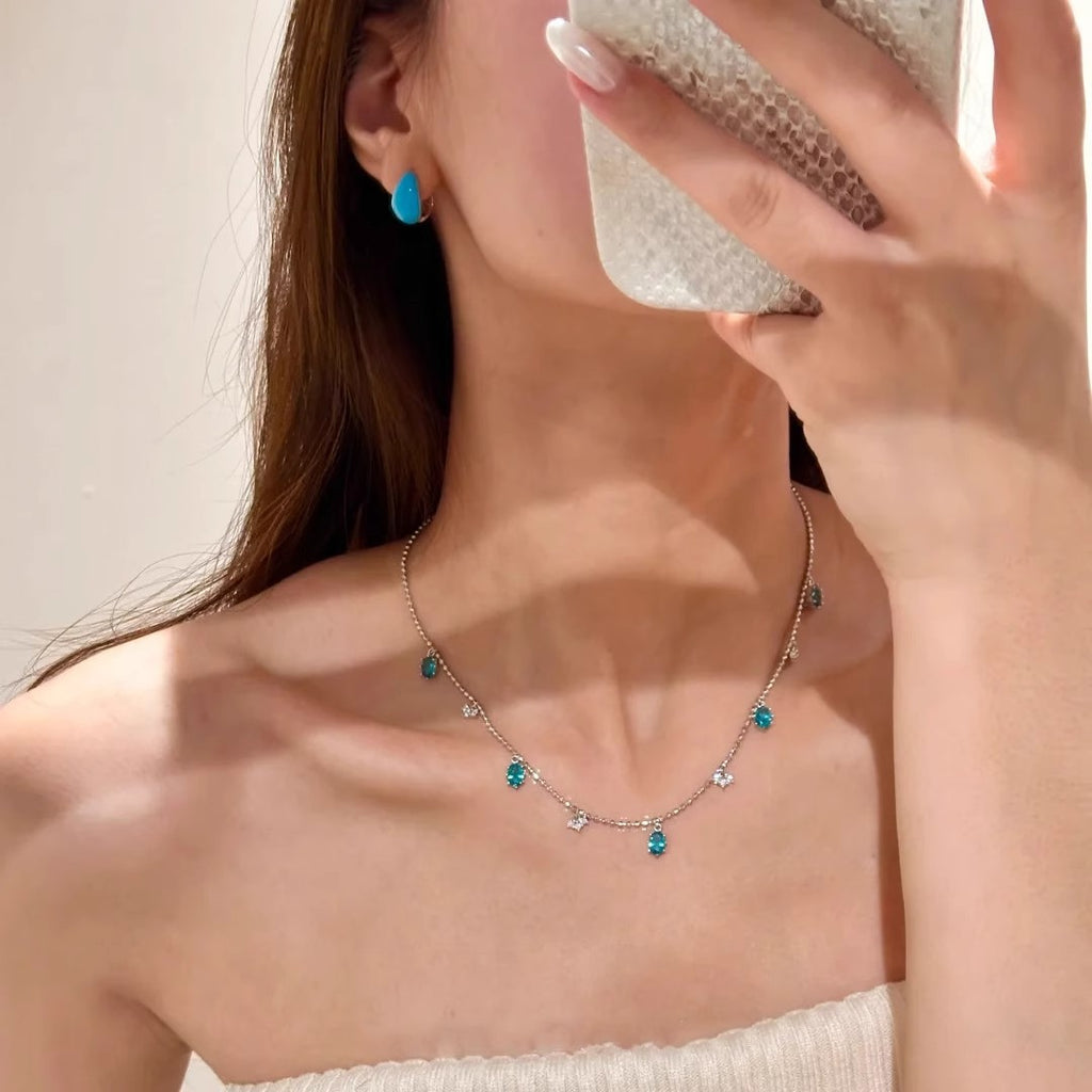 Heart Tassel Pendant Necklace