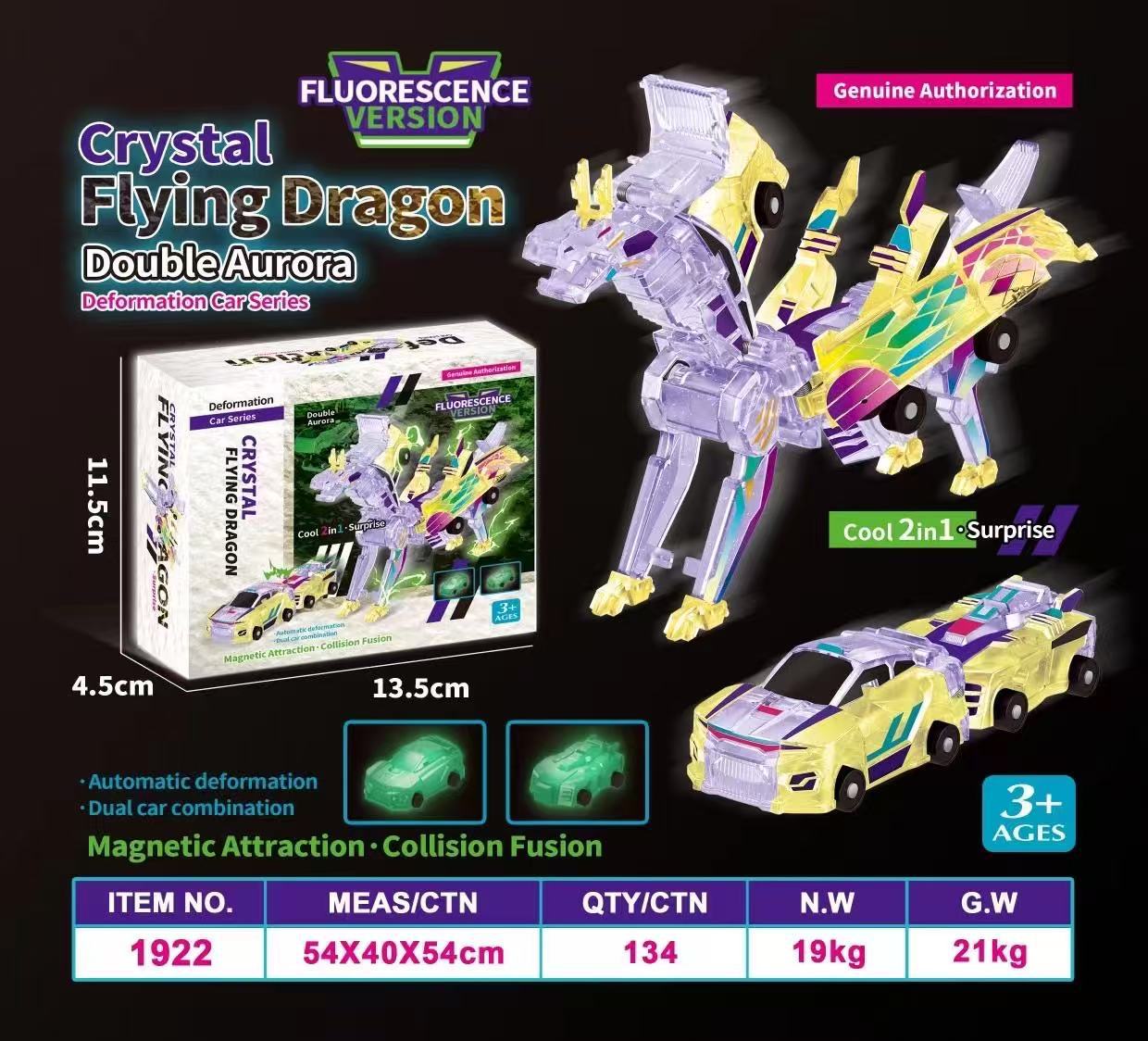 Transformable Dragon Pegasus Toy Car