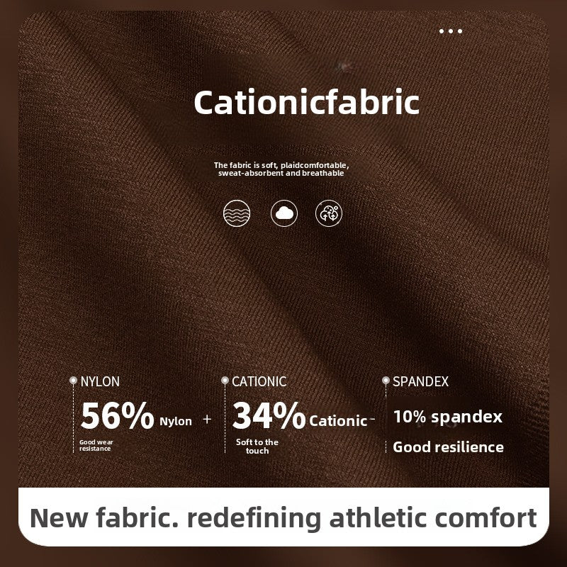 Seamless Knitted High-Waist Fitness Shorts