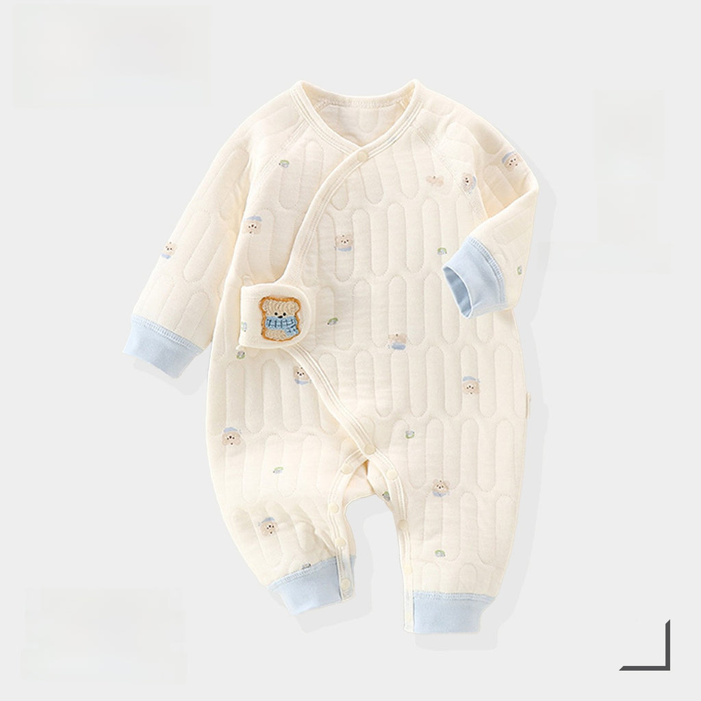 Baby Quilted Jumpsuit Winter Warm Clothing