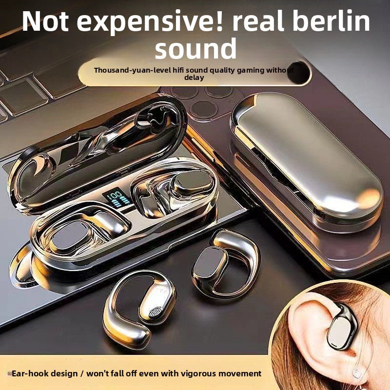 Wireless Bone Conduction Bluetooth Headphones with Noise Reduction