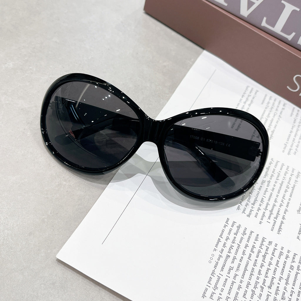 Vintage Large Oval Sunglasses