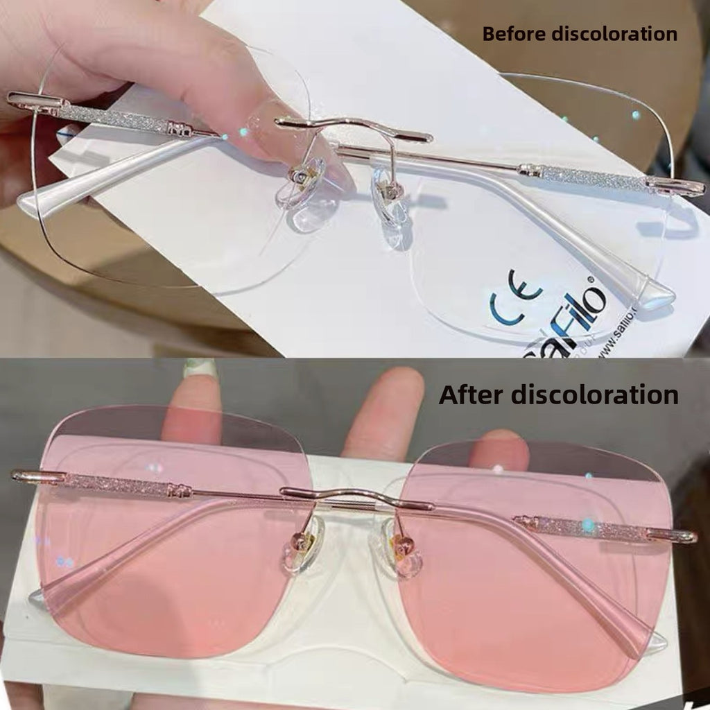 Anti Blue Light Rimless Glasses