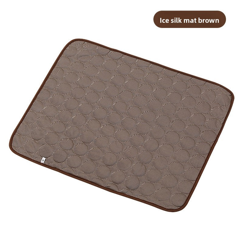 Pet Cooling Mat Ice Silk Pad