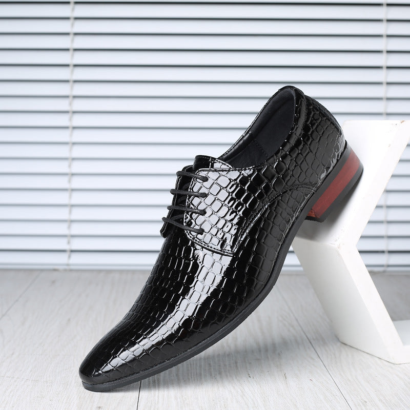 Mens Pointed Toe Leather Shoes