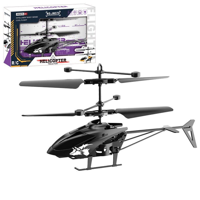 Remote Control Helicopter Drone with Sensor Technology