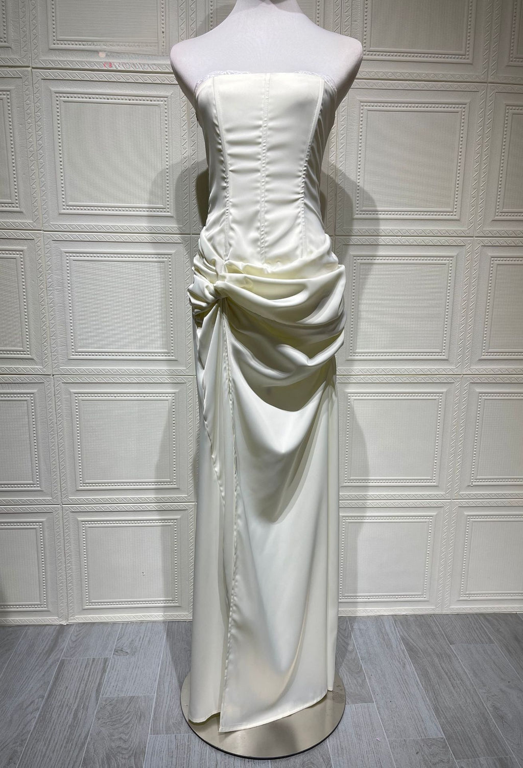 Elegant Twist Satin Dress